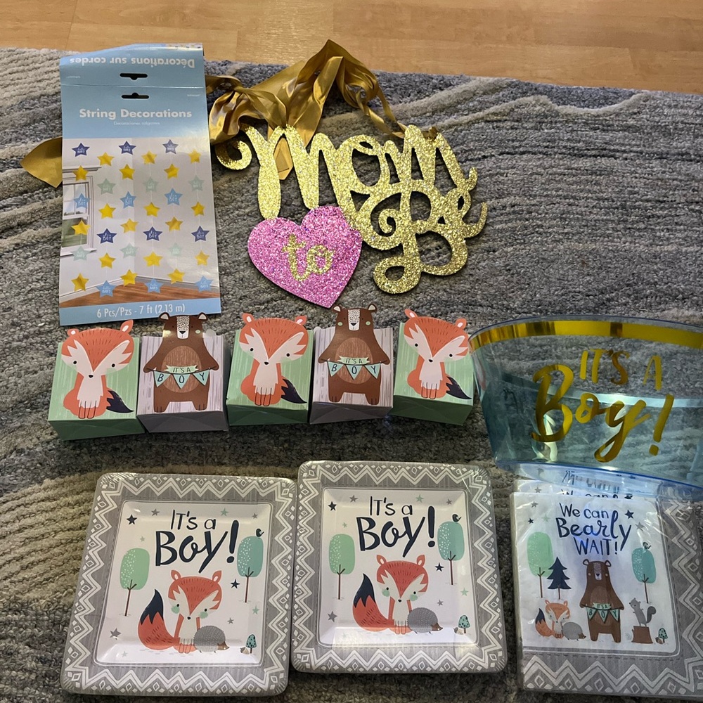 Baby shower decorations